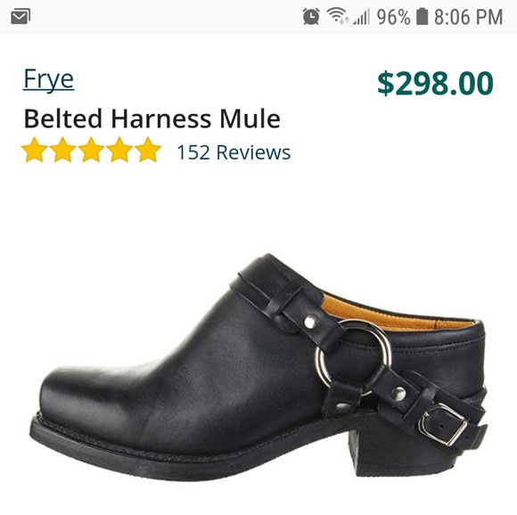 frye mule shoes